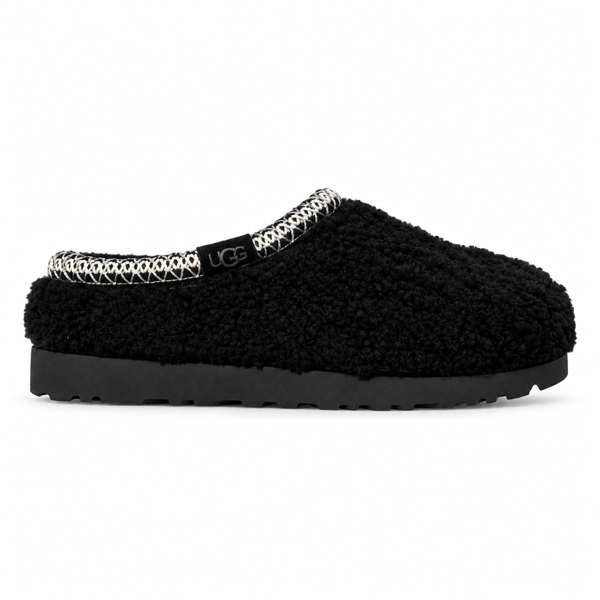 UGG Tasman Maxi Curly Slipper Black (Women's)