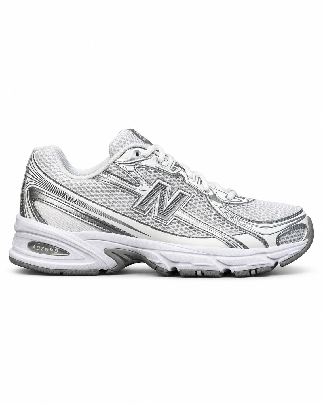 New Balance 740 Triple White Silver