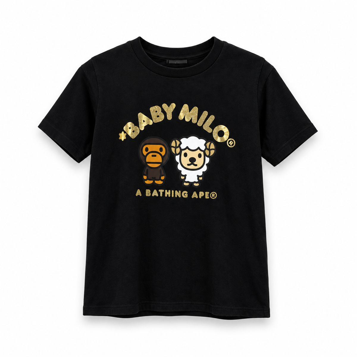 A Bathing Ape Black Baby Milo Sheep Tee