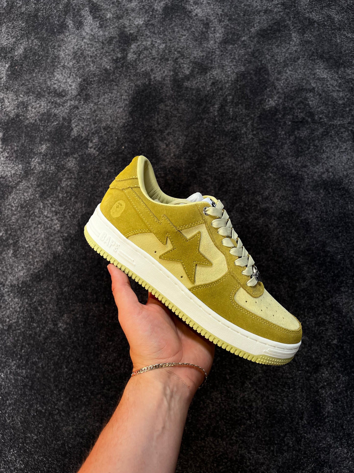Bape Bapesta Mustard Low
