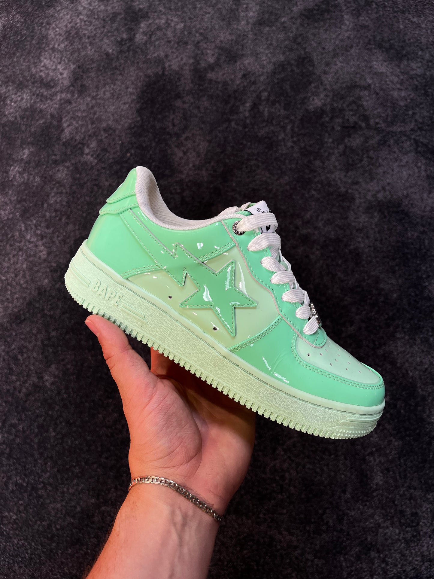 Bape Bapesta Woman Green