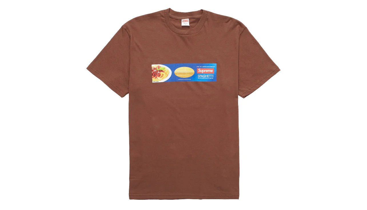 Supreme Brown Spaghetti Tee