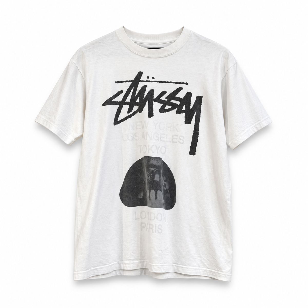 Stussy x Rick Owens White World Tour Tee