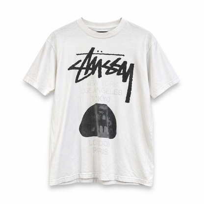Stussy x Rick Owens White World Tour Tee