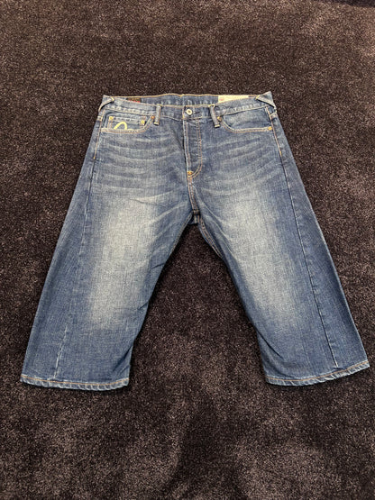 Evisu Cream Seagull Jeans