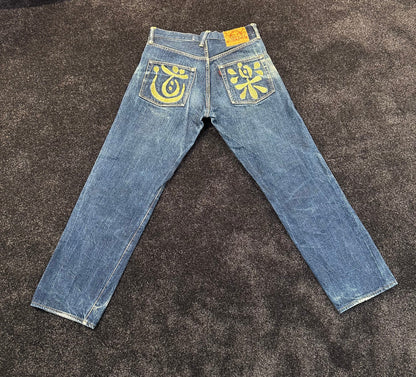 Evisu Embroidered Sumo Kiseru Jeans