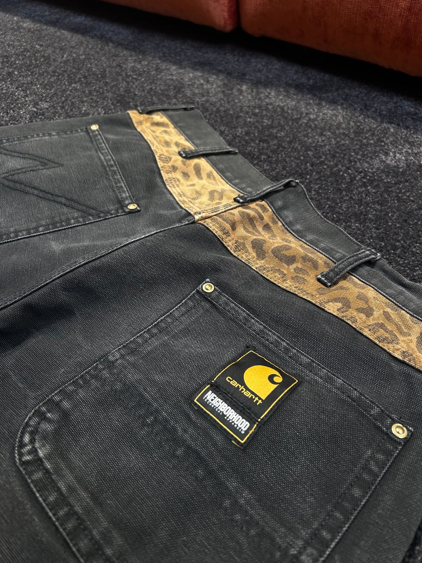 Carhartt Black Leopard Jeans