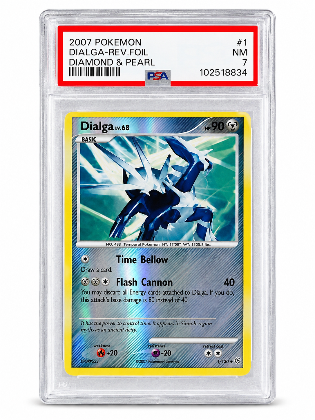 2007 Pokémon Dialga-Rev.Foil Diamond & Pearl