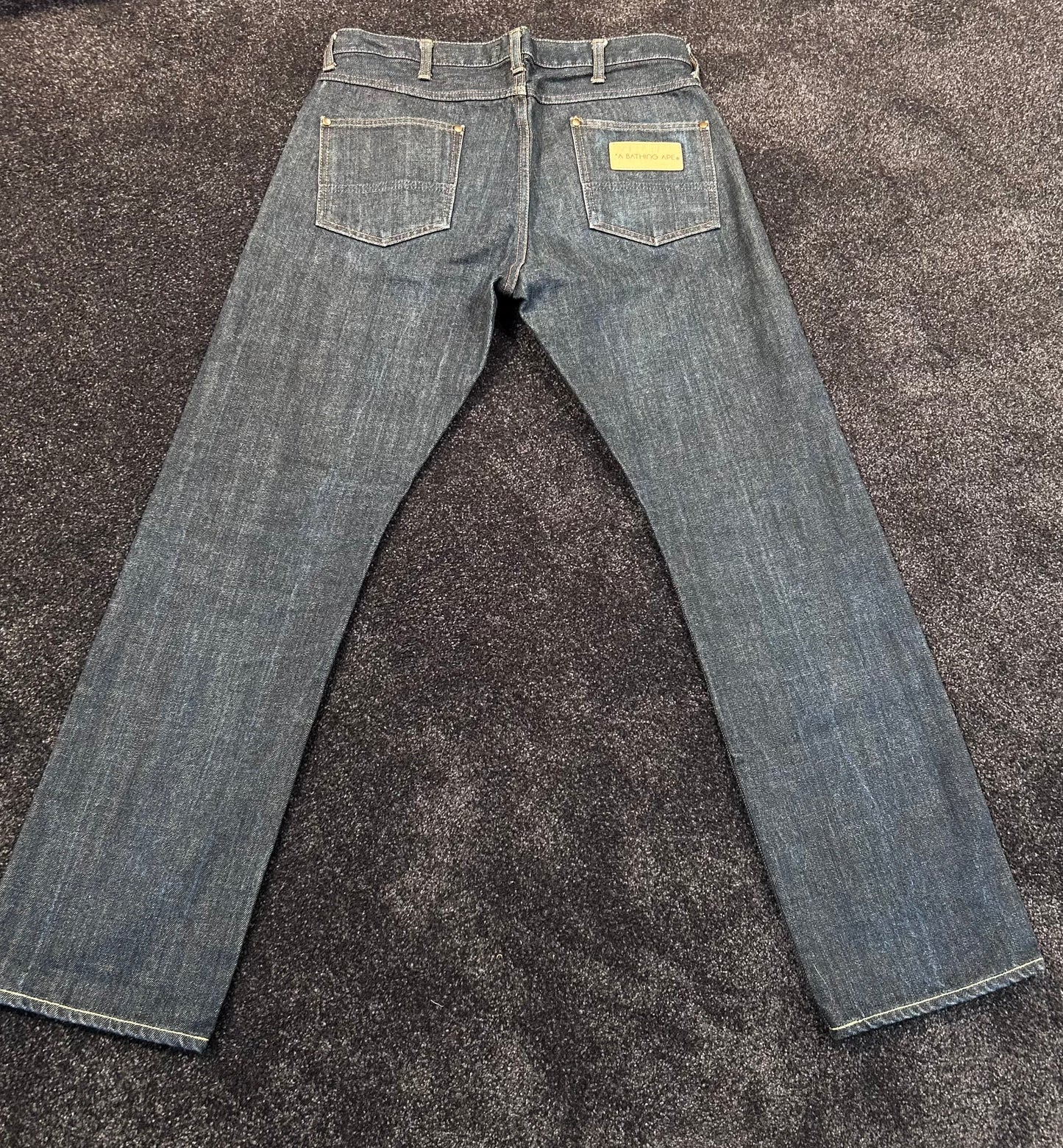 A Bathing Ape Authentic Back Logo Jeans