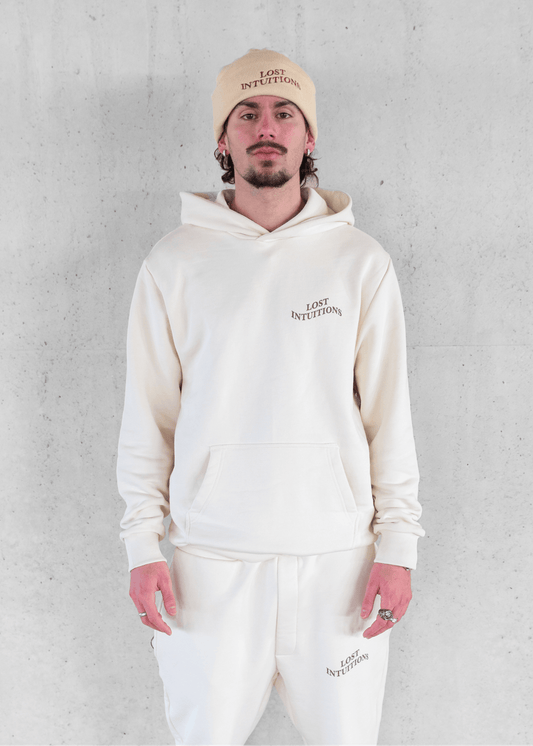 Lost Intuition - Cream Tracksuit Hoodie - C