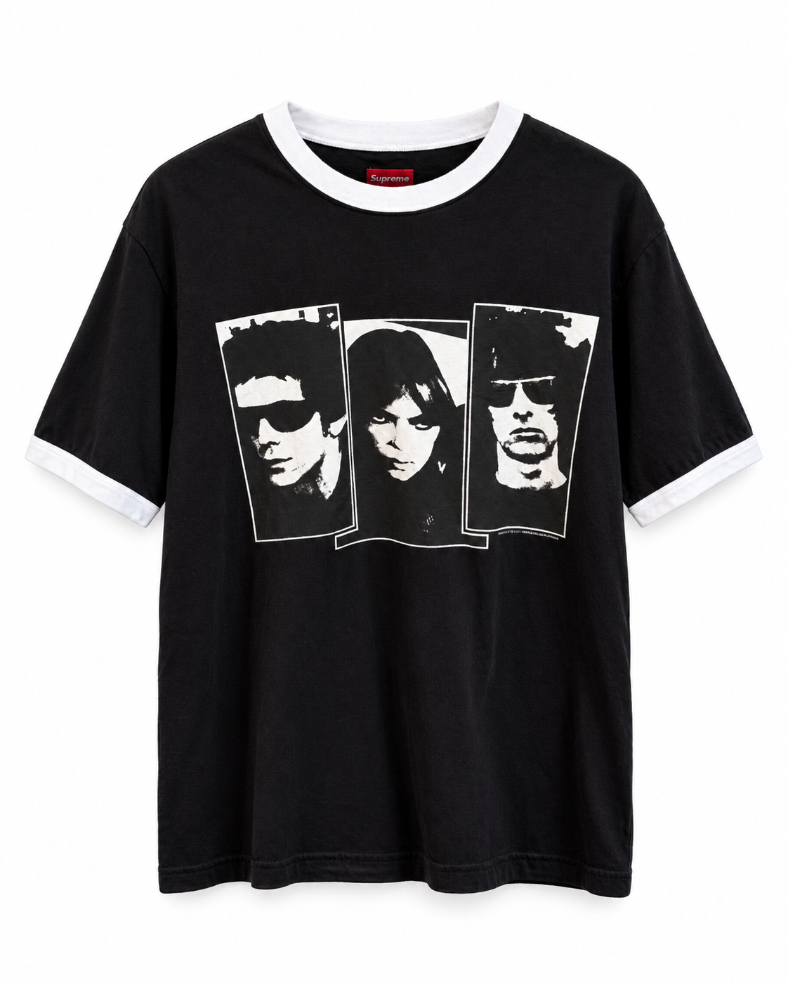Supreme Black The Underground Ringer Tee