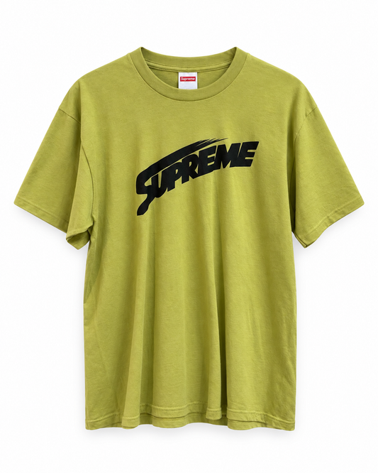 Supreme Green Montblanc Black Logo Tee