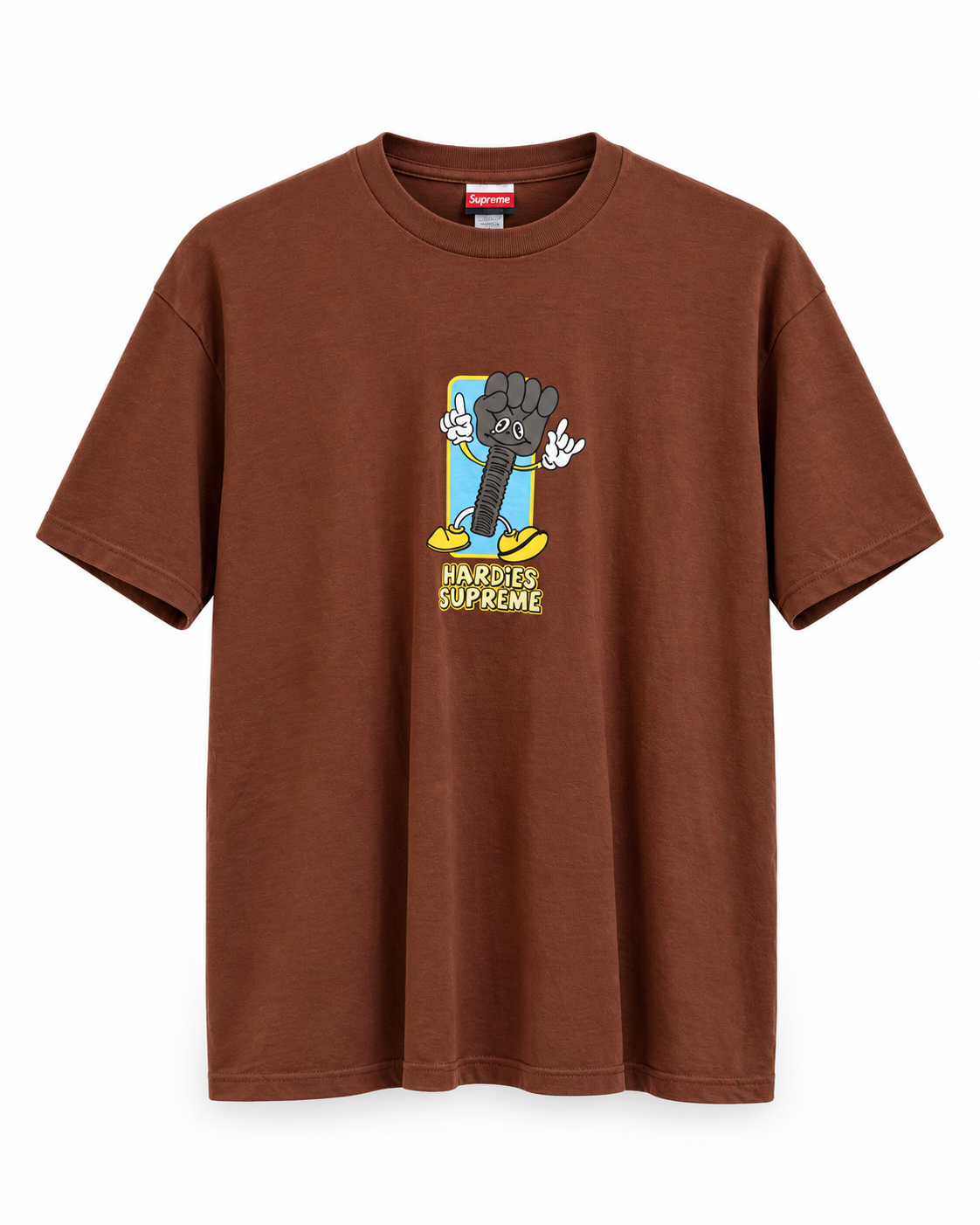 Supreme x Hardies Brown Tee