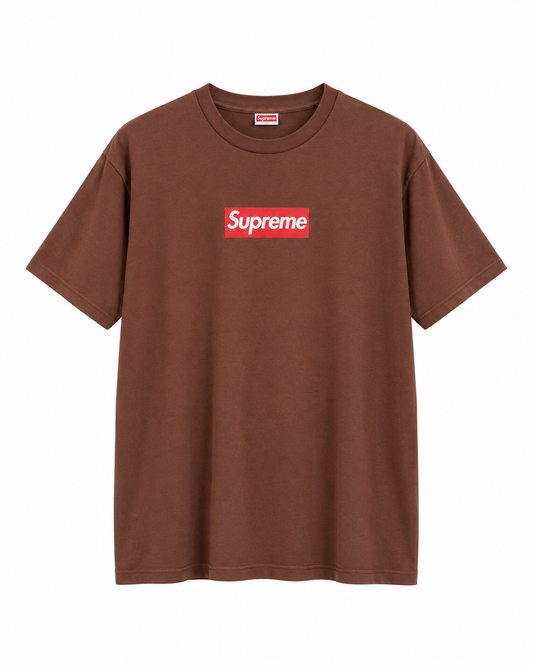 Supreme 20th Anniversary Box Logo Brown Tee