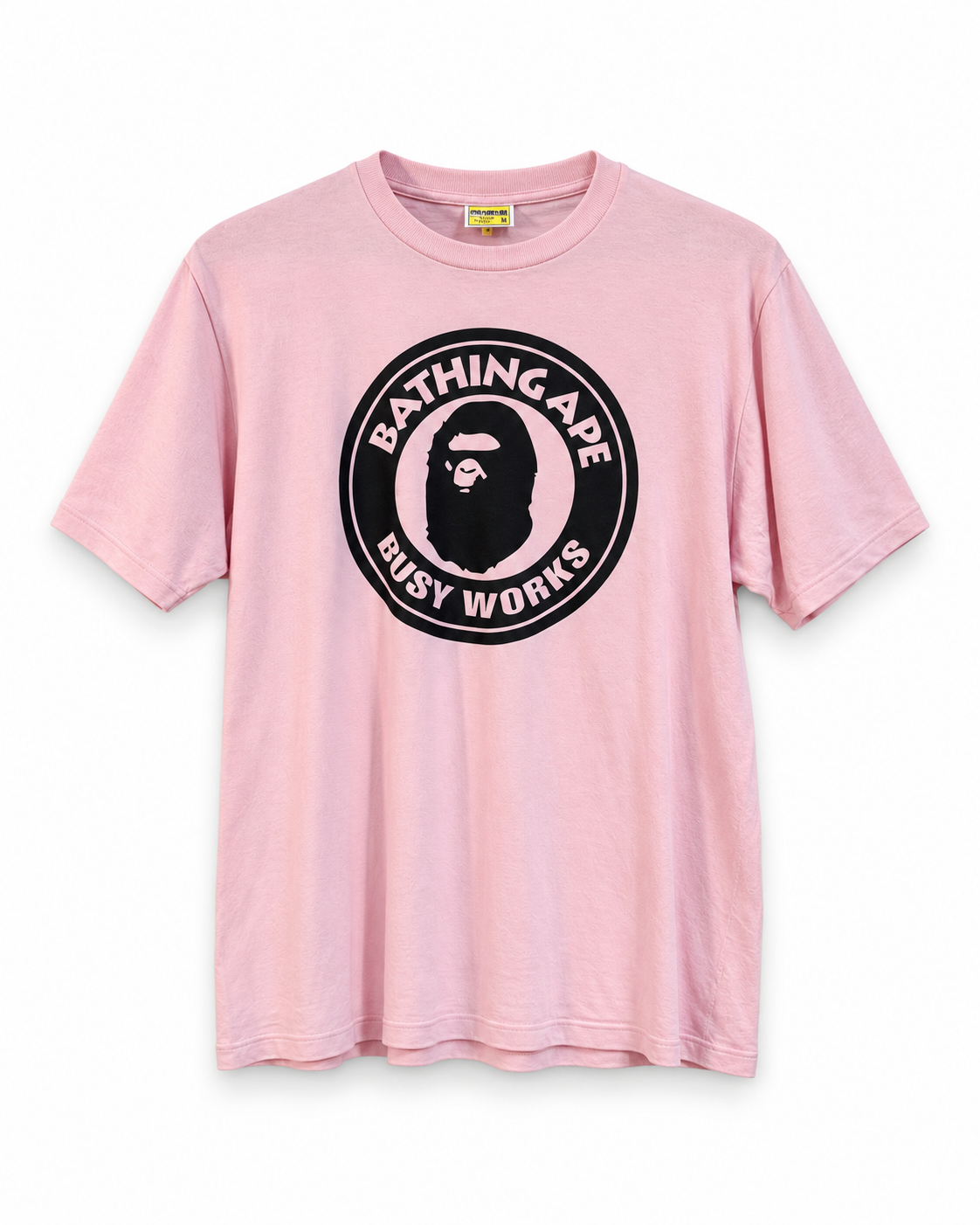 A Bathing Ape Bicolor Busyworks Pink Tee