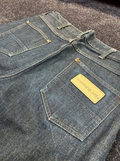 A Bathing Ape Authentic Back Logo Jeans