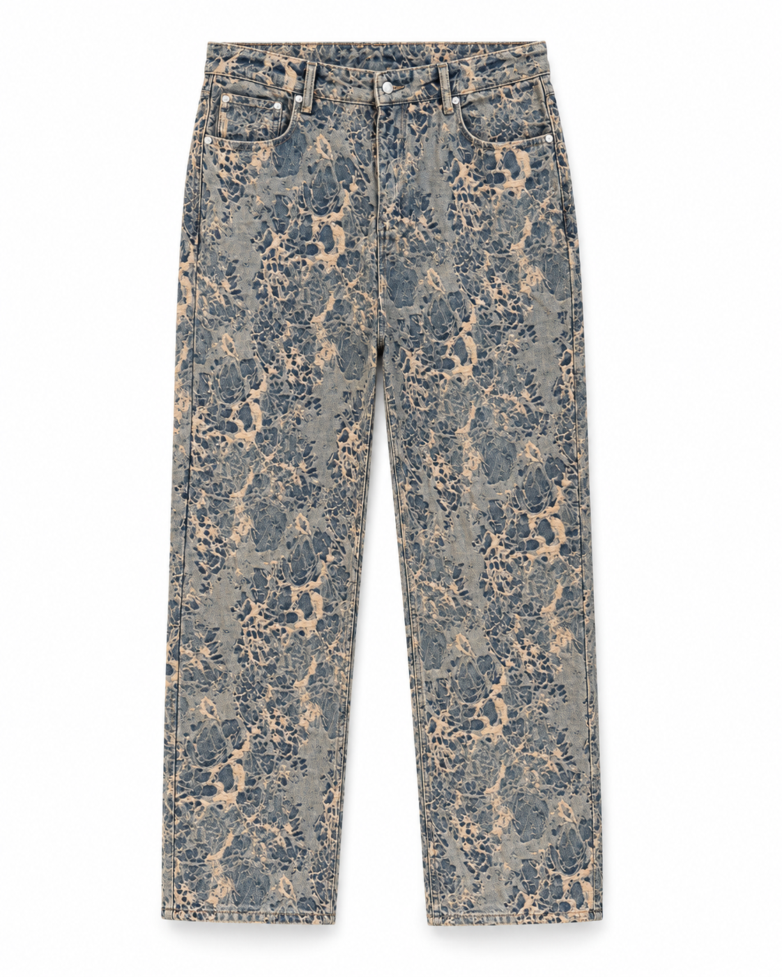 Off The Pitch - Jacquard Denim Pants