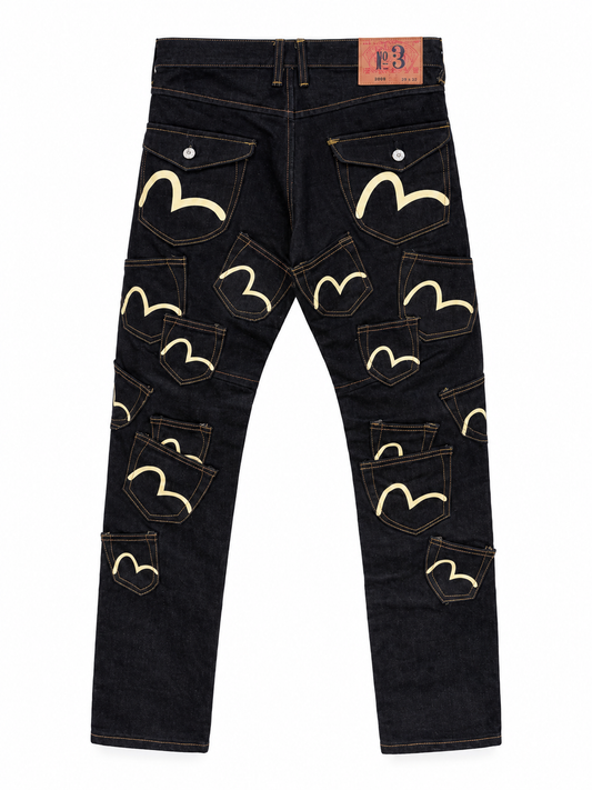 Evisu Multi-Pocket Seagull Jeans