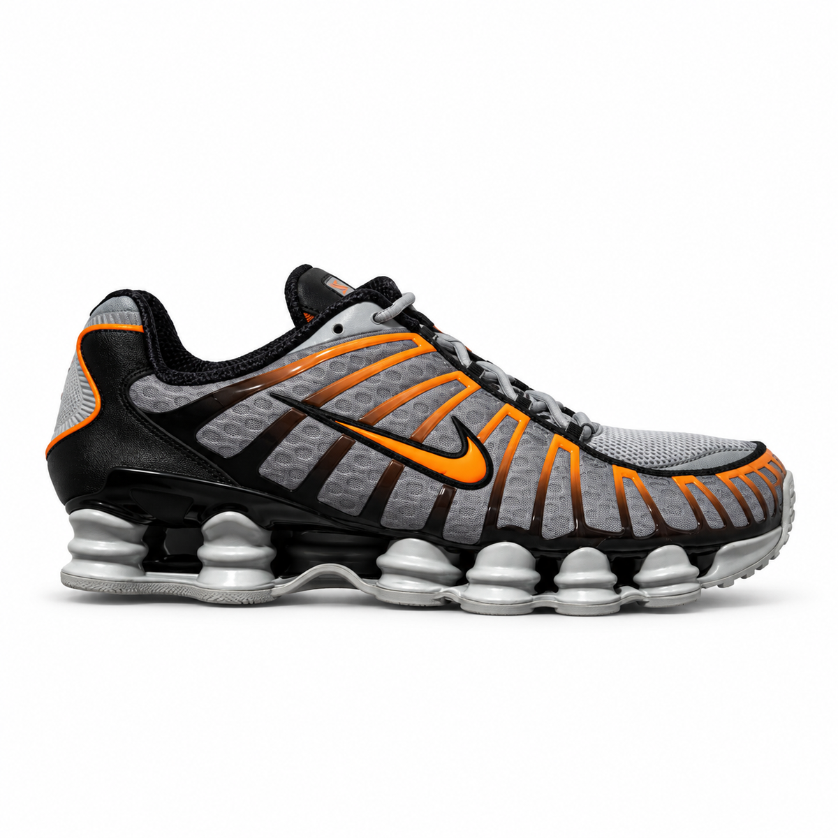 Nike Shox Black Bright Mandarin