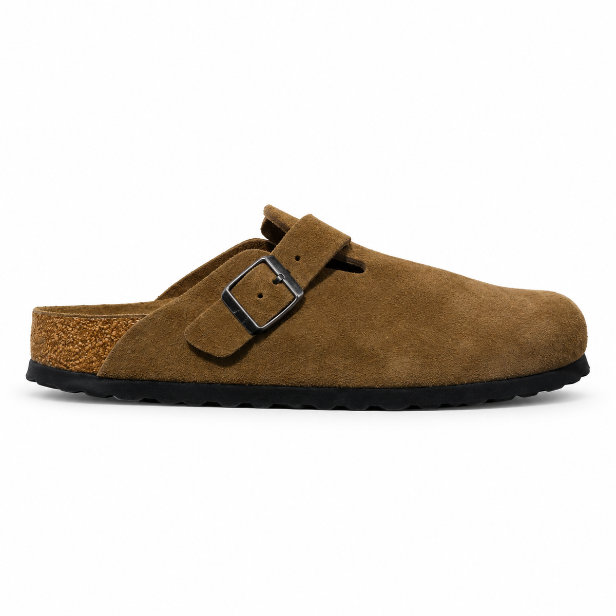 Birkenstock Boston Soft Footbed Suede – Concrete Gray