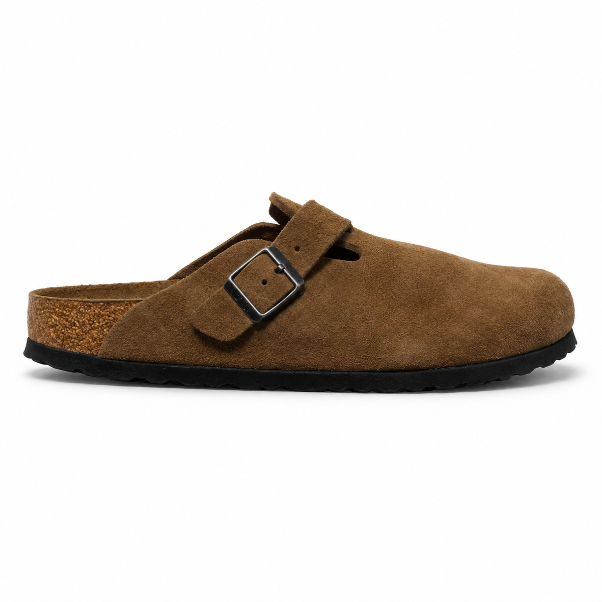 Boston Soft Footbed Suede – Dark Tea Tonal