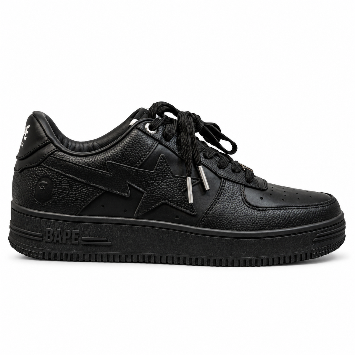 Bape Bapesta 'Black Low'