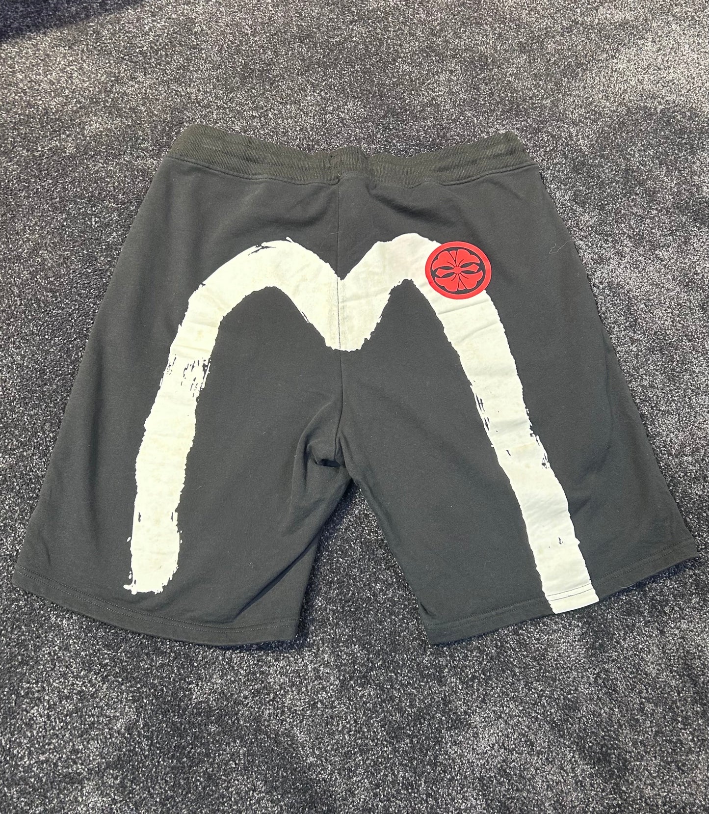 Evisu Kamon Flower Diacock Shorts