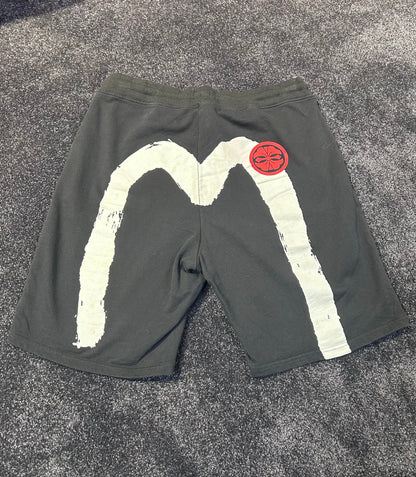 Evisu Kamon Flower Diacock Shorts