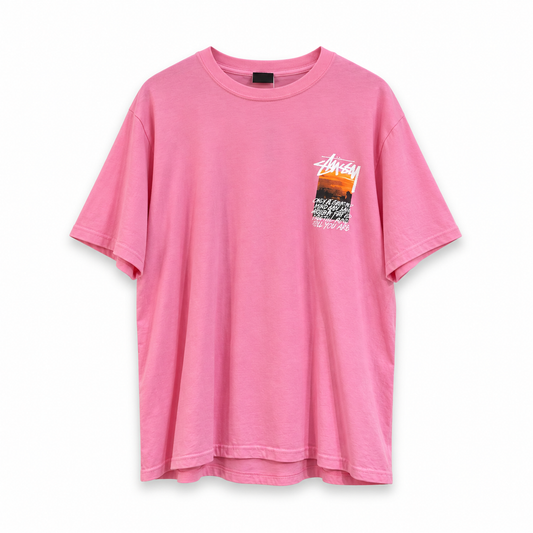 Stussy Clear Day Pink Tee