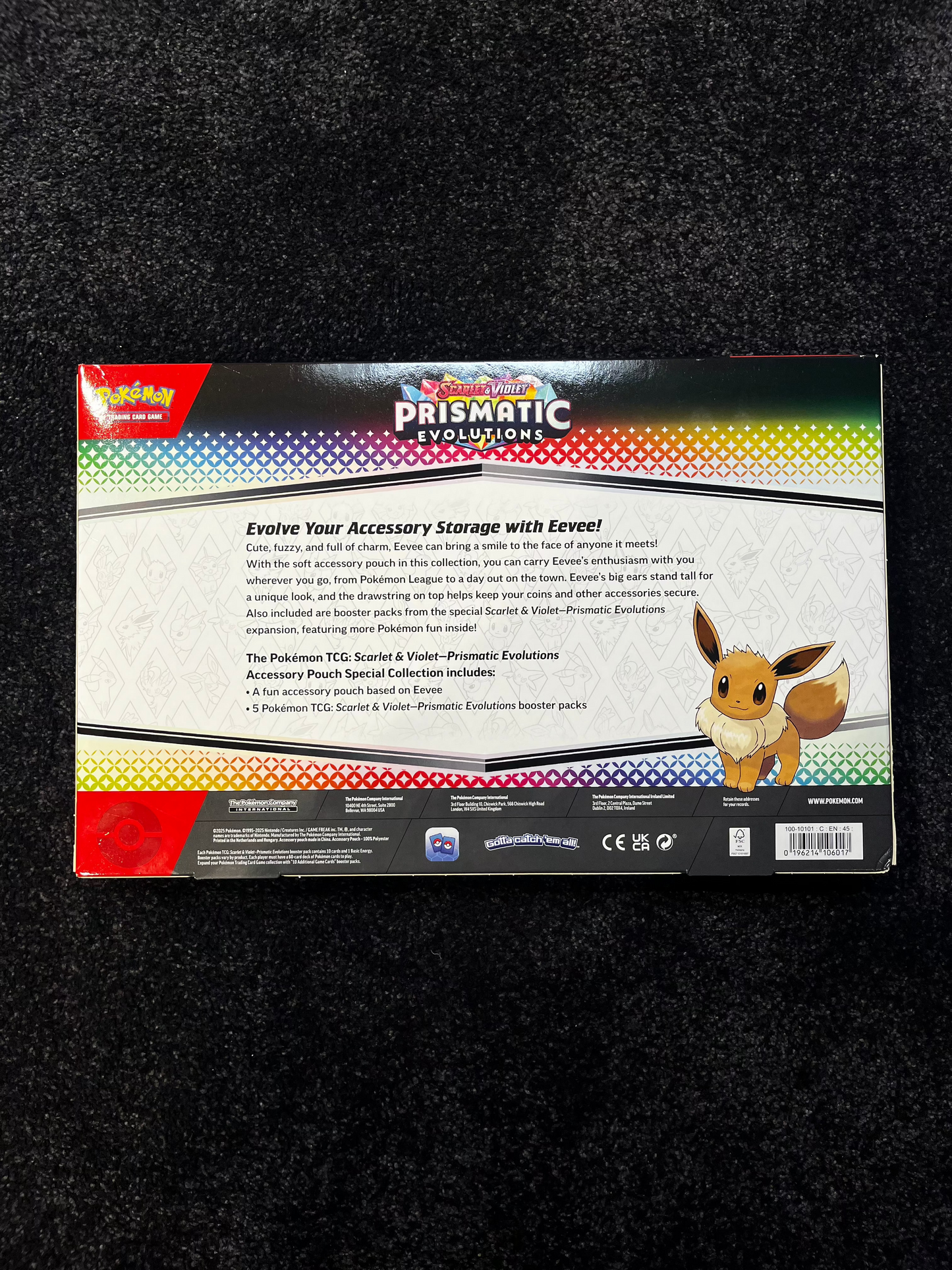 Pokémon - Scarlet & Violet - Prismatic Evolutions - Accesory Pouch - C