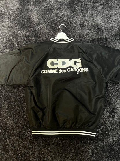 Comme Des Garcons Black Varsity Jacket