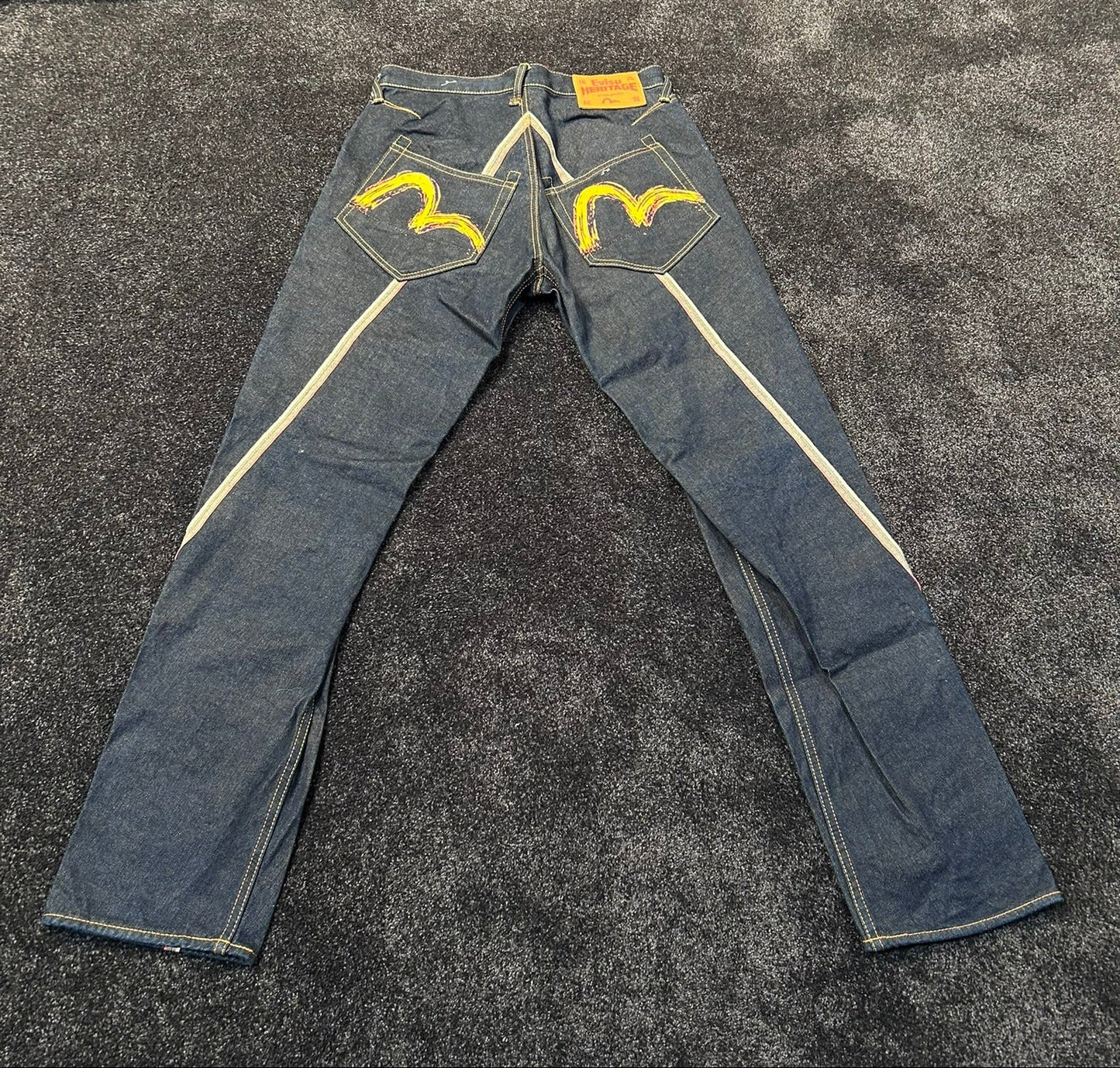 Evisu Flame Seagull Jeans