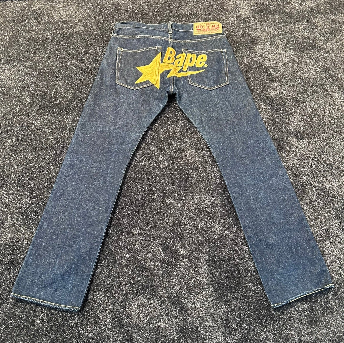 A Bathing Ape Bapesta Jeans