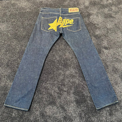 A Bathing Ape Bapesta Jeans