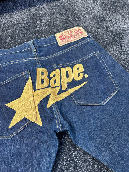 A Bathing Ape Bapesta Jeans