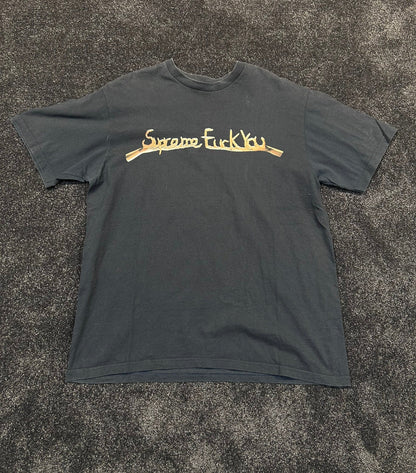 Supreme F*** You Black Tee